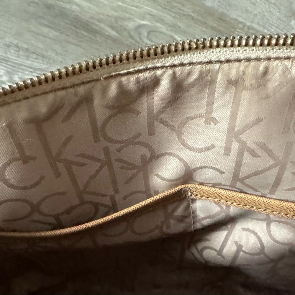 Calvin Klein Beige and Pink Satchel - Picture 6 of 10
